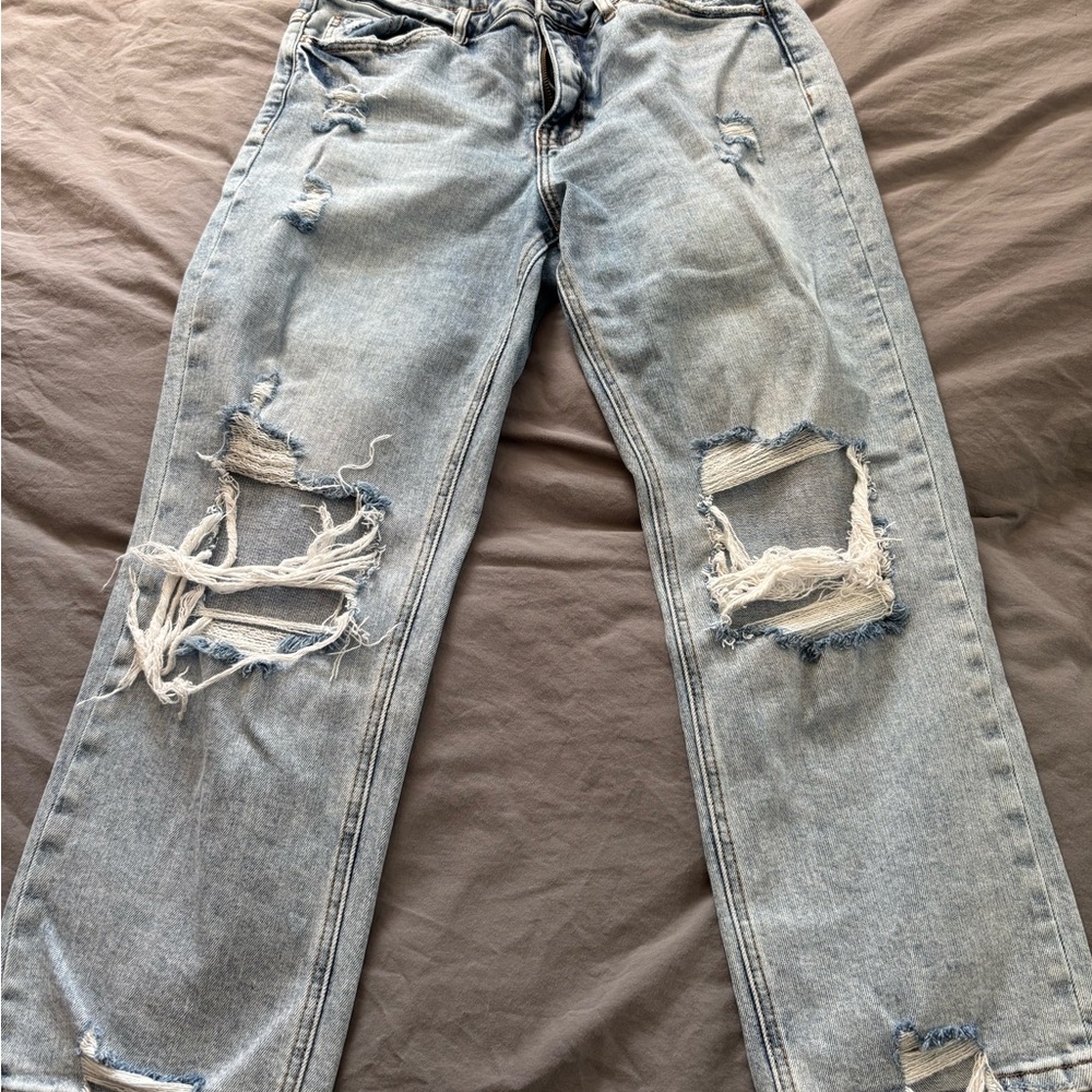 Lovervet Light Blue Distressed Jeans